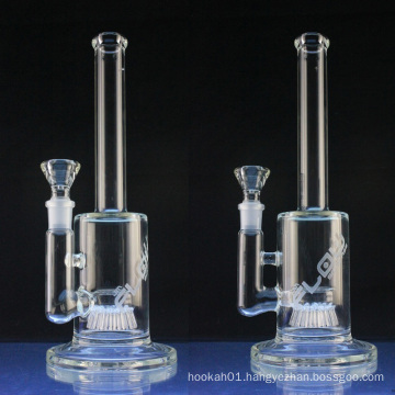 Glass Water Pipe for Daily Use with Clear Perc (ES-GB-027)